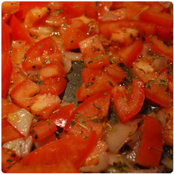Salmon Filet with fresh tomatoes - The International Cooking blog