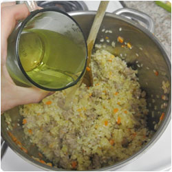 Sausage risotto - international cooking blog