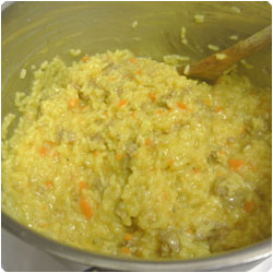 Sausage risotto - international cooking blog