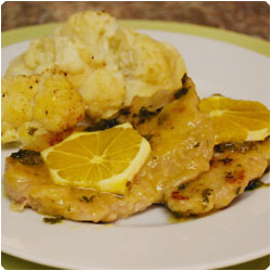 Orange sauce scaloppini - internatiolnal cooking blog