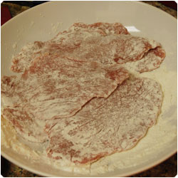 Orange sauce scaloppini - internatiolnal cooking blog