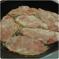 Orange sauce scaloppini - internatiolnal cooking blog