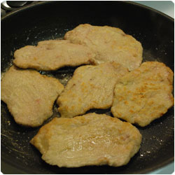 Orange sauce scaloppini - internatiolnal cooking blog