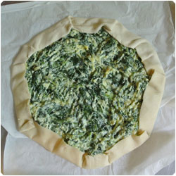Spinach and ricotta pie - international cooking blog
