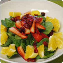 Strawberry spinach salad - International Cooking Blog
