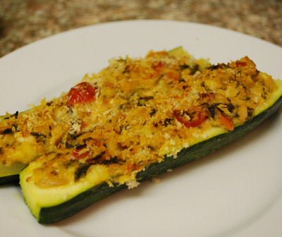 Tuna filled zucchini - International Cooking Blog