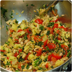 Tuna filled zucchini - International Cooking Blog