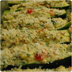 Tuna filled zucchini - International Cooking Blog