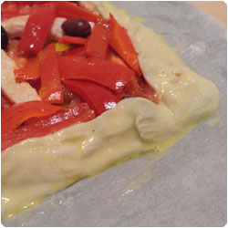 Swordfish and Bell Pepper Quiche - International Cooking Blog