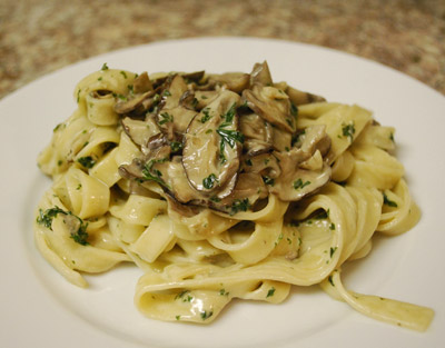 Tagliatelle with Mashrooms - International Cooking Blog