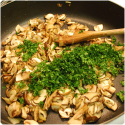 Tagliatelle with Mashrooms - International Cooking Blog