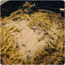 Tagliatelle with Mashrooms - International Cooking Blog