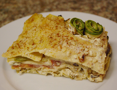 Veggie Lasagna with Cream Cheese - International Cooking Blog